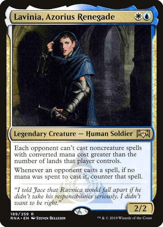 Image for Lavinia, Azorius Renegade (189) (Ravnica Allegiance) - Magic: The Gathering