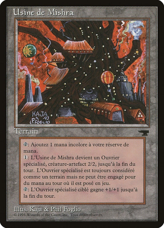 Image for Mishra's Factory (French) - "Usine de Mishra" (Renaissance) - Magic: The Gathering