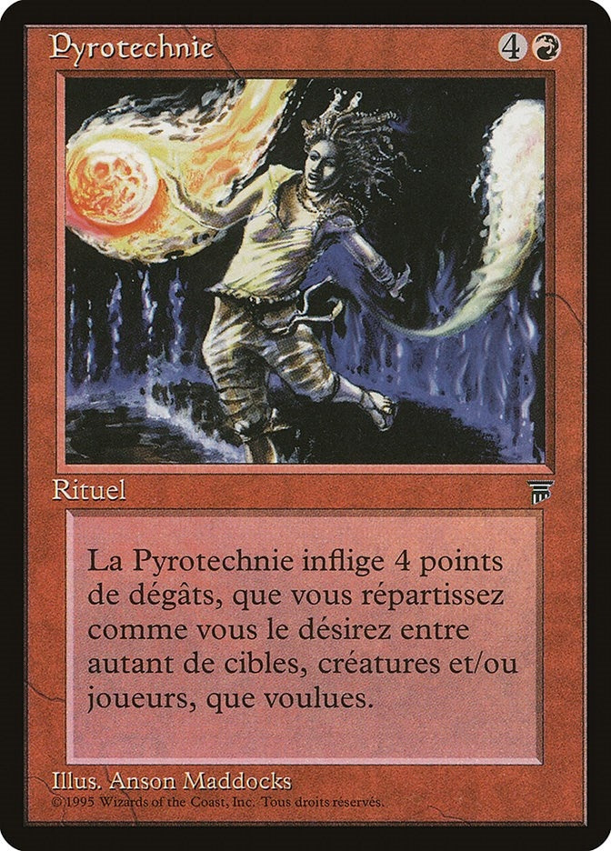 Image for Pyrotechnics (French) - "Pyrotechnie" (Renaissance) - Magic: The Gathering