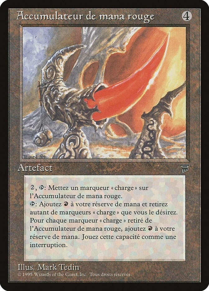 Image for Red Mana Battery (French) - "Accumulateur de mana rogue" (Renaissance) - Magic: The Gathering
