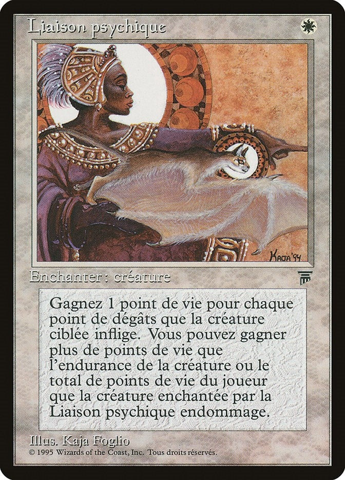 Image for Spirit Link (French) - "Liaison psychique" (Renaissance) - Magic: The Gathering