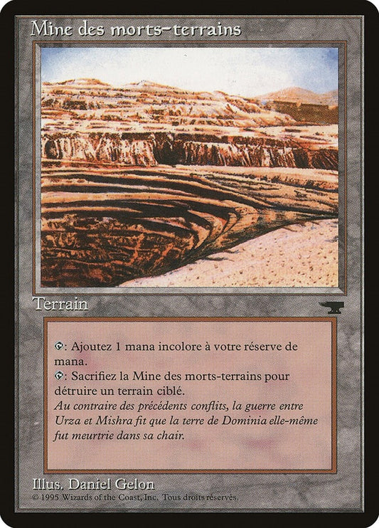 Image for Strip Mine (French) - "Mine des morts-terrains" (Renaissance) - Magic: The Gathering