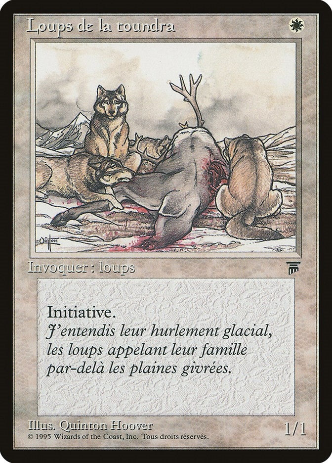 Image for Tundra Wolves (French) - "Loups de la toundra" (Renaissance) - Magic: The Gathering