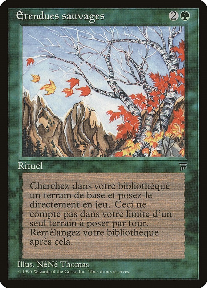 Image for Untamed Wilds (French) - "Etendues sauvages" (Renaissance) - Magic: The Gathering