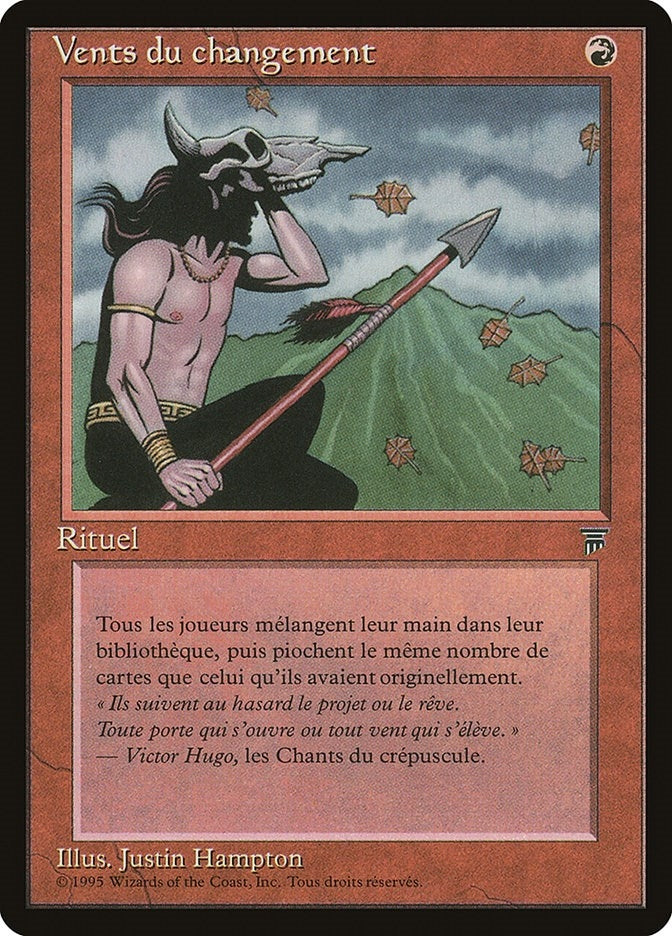 Image for Winds of Change (French) - "Vents due changement" (Renaissance) - Magic: The Gathering