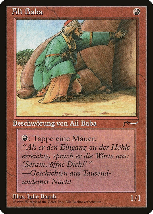 Image for Ali Baba (German) (Renaissance) - Magic: The Gathering