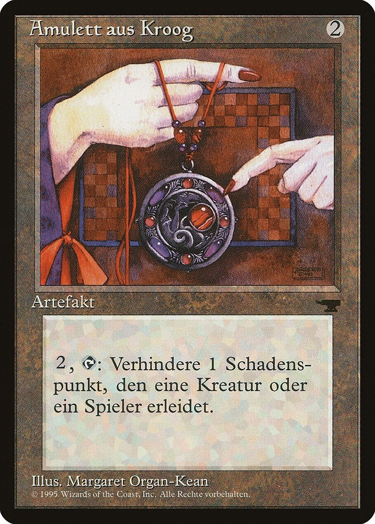 Image for Amulet of Kroog (German) - "Amulett aus Kroog" (Renaissance) - Magic: The Gathering