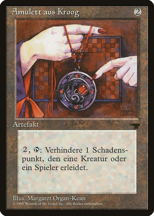 Image for Amulet of Kroog (German) - "Amulett aus Kroog" (Renaissance) - Magic: The Gathering