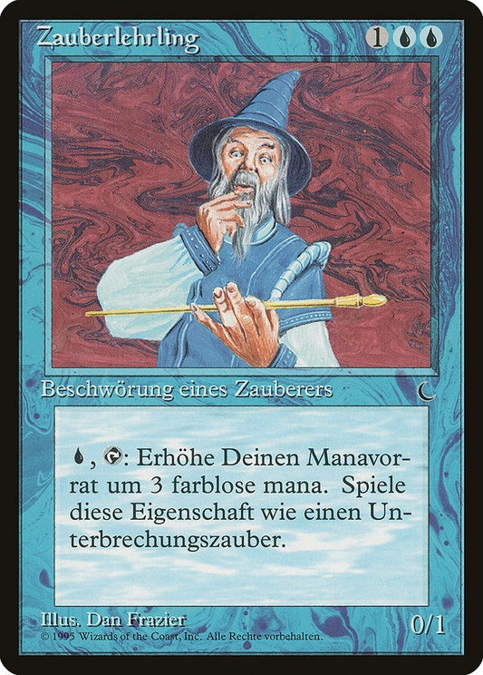 Image for Apprentice Wizard (German) - "Zauberlehrling" (Renaissance) - Magic: The Gathering