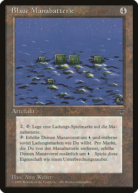 Image for Blue Mana Battery (German) - "Blaue Manabatterie" (Renaissance) - Magic: The Gathering