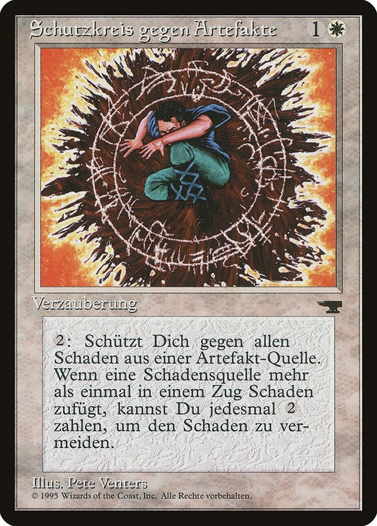 Image for Circle of Protection: Artifacts (German) - "Schutzkreis gegen Artefakte" (Renaissance) - Magic: The Gathering