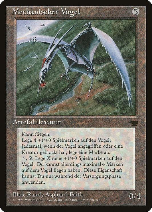 Image for Clockwork Avian (German) - "Mechanischer Vogel" (Renaissance) - Magic: The Gathering