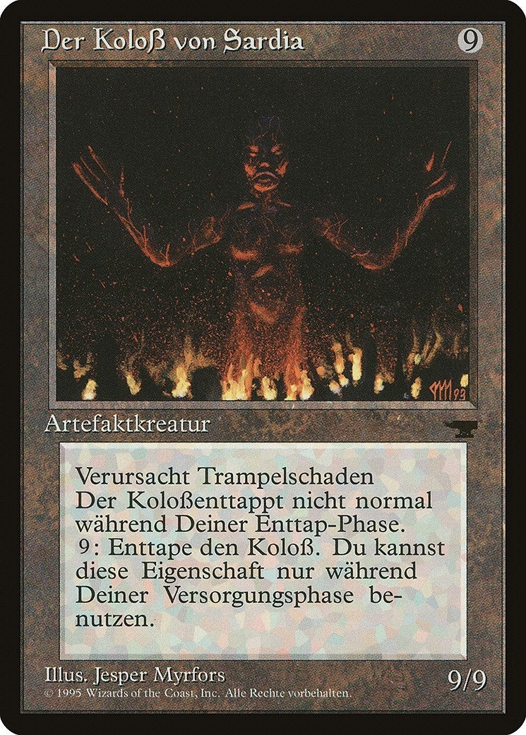 Image for Colossus of Sardia (German) - "Der KoloB von Sardia" (Renaissance) - Magic: The Gathering