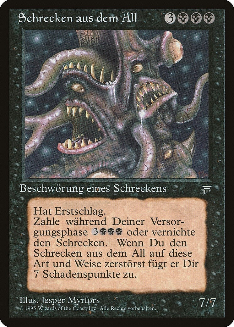 Image for Cosmic Horror (German) - "Schrecken aus dem All" (Renaissance) - Magic: The Gathering