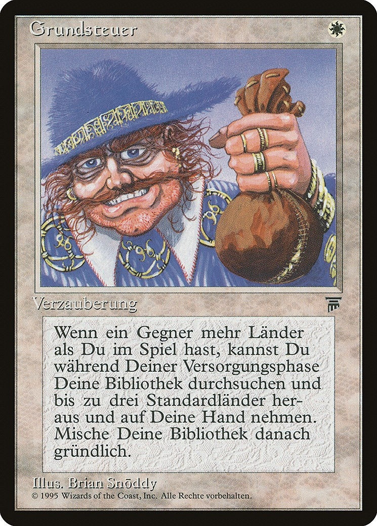Image for Land Tax (German) - "Grundsteuer" (Renaissance) - Magic: The Gathering