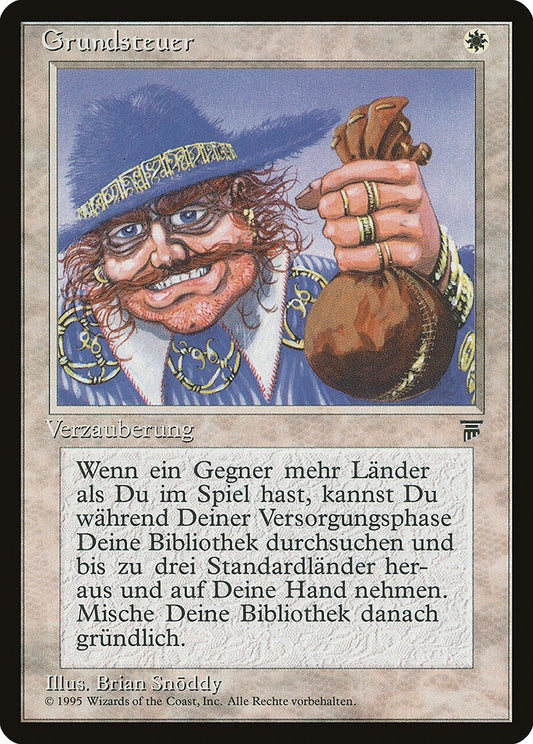 Image for Land Tax (German) - "Grundsteuer" (Renaissance) - Magic: The Gathering