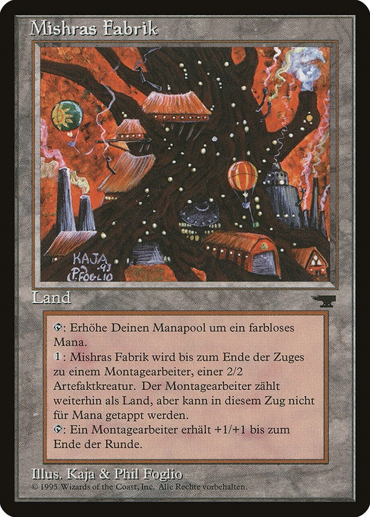 Image for Mishra's Factory (German) - "Mishras Fabrik" (Renaissance) - Magic: The Gathering