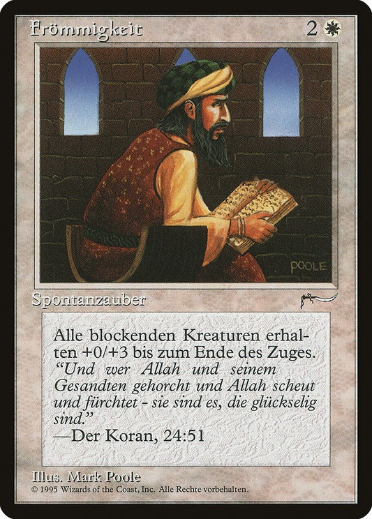 Image for Piety (German) - "Frommigkeit" (Renaissance) - Magic: The Gathering