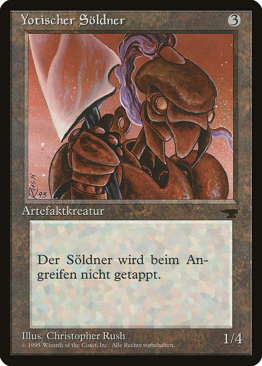 Image for Yotian Soldier (German) - "Yotischer Soldner" (Renaissance) - Magic: The Gathering