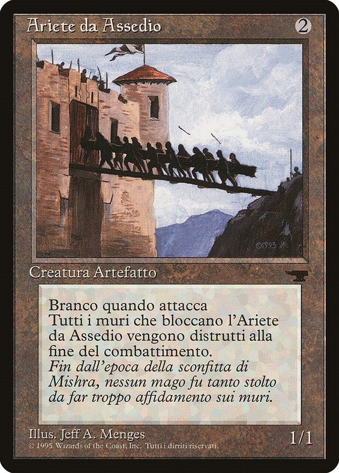 Image for Battering Ram (Italian) - "Ariete da Assedio" (Renaissance) - Magic: The Gathering