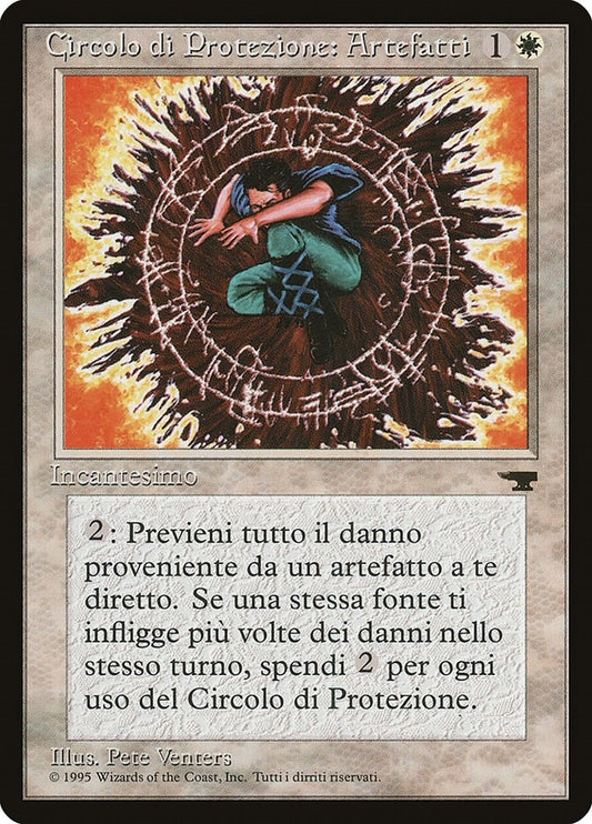 Image for Circle of Protection: Artifacts (Italian) - "Circolo di Protezione: Artefatti" (Renaissance) - Magic: The Gathering
