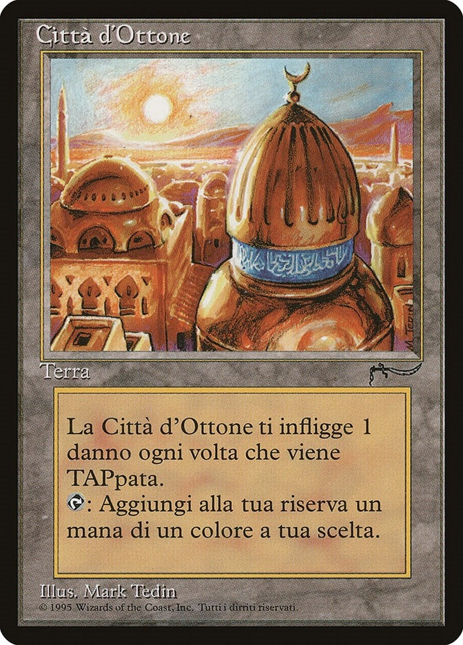 Image for City of Brass (Italian) - "Citta d'Ottone" (Renaissance) - Magic: The Gathering