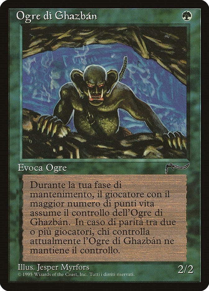 Image for Ghazban Ogre (Italian) "Ogre di Ghazban" (Renaissance) - Magic: The Gathering