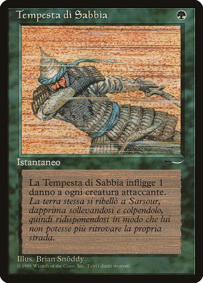 Image for Sandstorm (Italian) - "Tempesta di Sabbia" (Renaissance) - Magic: The Gathering