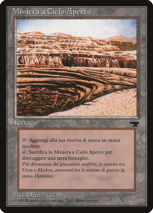 Image for Strip Mine (Italian) - "Miniera a Cielo Aperto" (Renaissance) - Magic: The Gathering