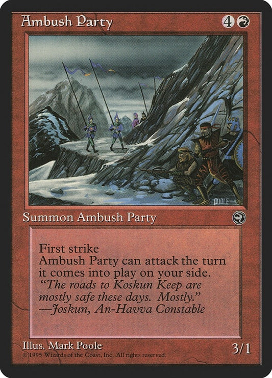 Image for Ambush Party [Version 2] (80) (Homelands) - Magic: The Gathering