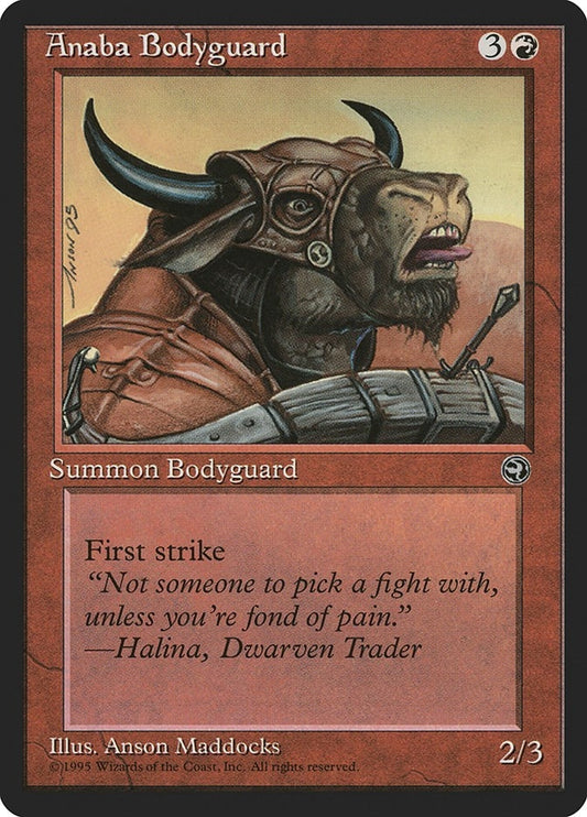 Image for Anaba Bodyguard [Version 2] (84) (Homelands) - Magic: The Gathering