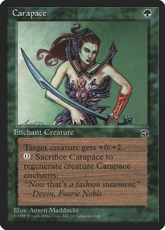 Image for Carapace [Version 2] (55) (Homelands) - Magic: The Gathering