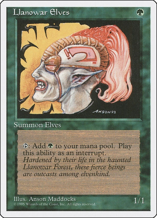 Image for Llanowar Elves (145) (Fourth Edition) - Magic: The Gathering