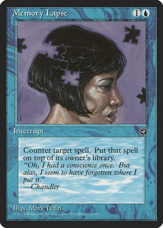 Image for Memory Lapse [Version 2] (32) (Homelands) - Magic: The Gathering