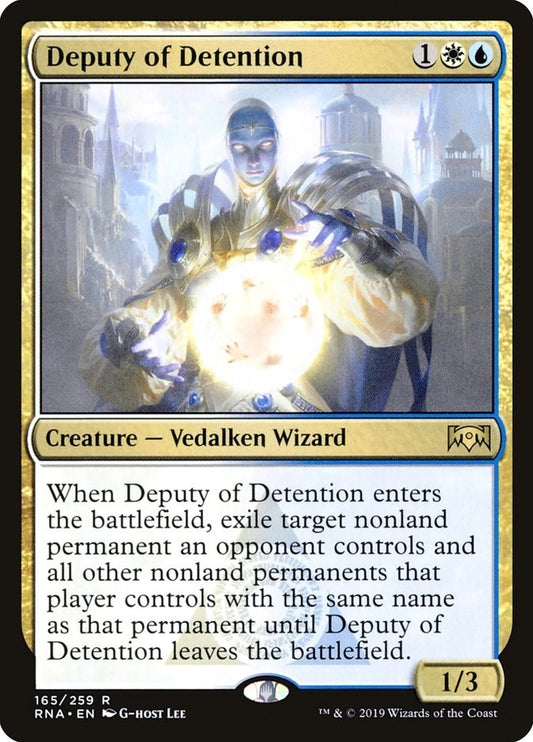 Image for Deputy of Detention (165) (Ravnica Allegiance) - Magic: The Gathering