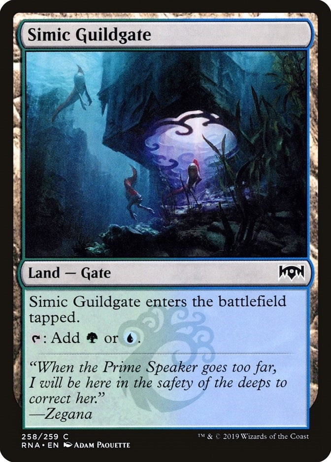 Image for Simic Guildgate (258) (258) (Ravnica Allegiance) - Magic: The Gathering