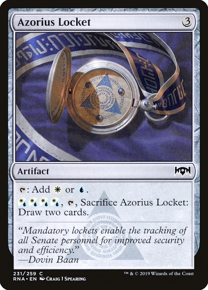 Image for Azorius Locket (231) (Ravnica Allegiance) - Magic: The Gathering