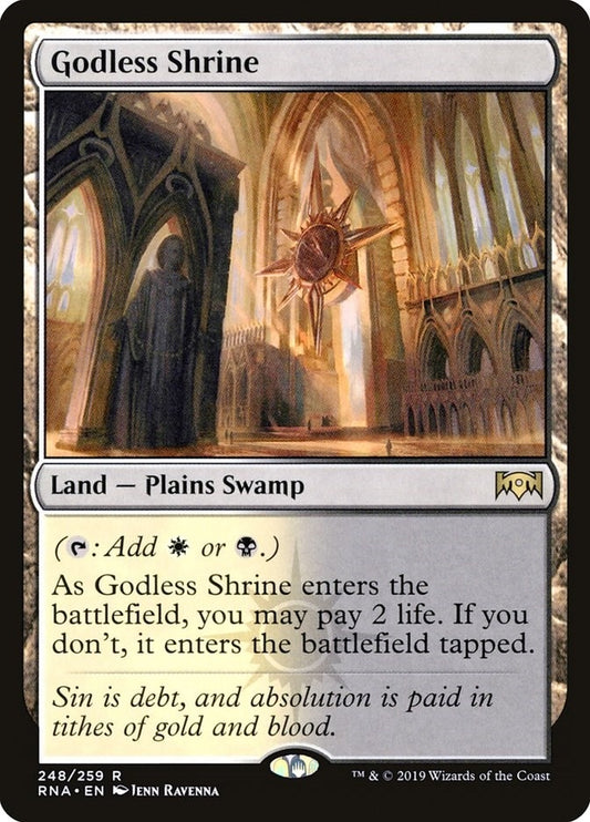 Image for Godless Shrine (248) (Ravnica Allegiance) - Magic: The Gathering