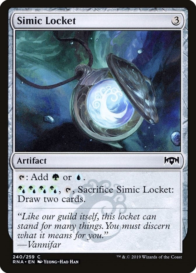 Image for Simic Locket (240) (Ravnica Allegiance) - Magic: The Gathering