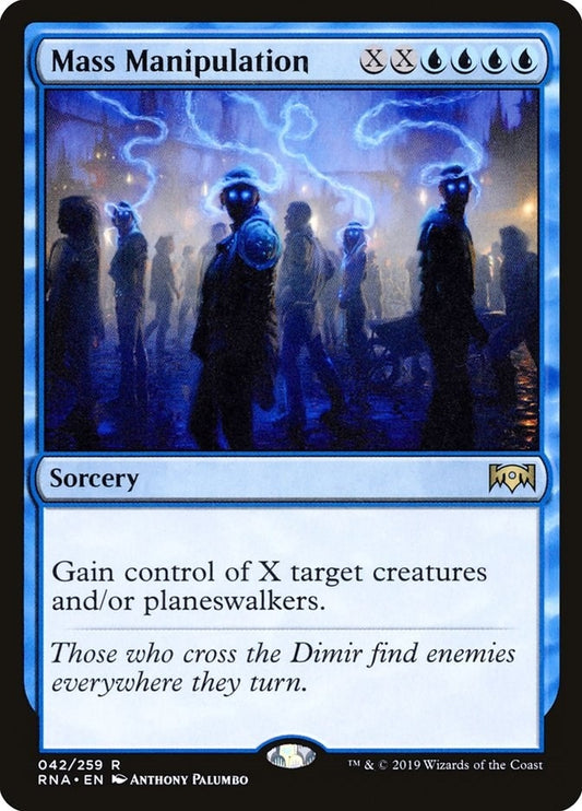 Image for Mass Manipulation (42) (Ravnica Allegiance) - Magic: The Gathering