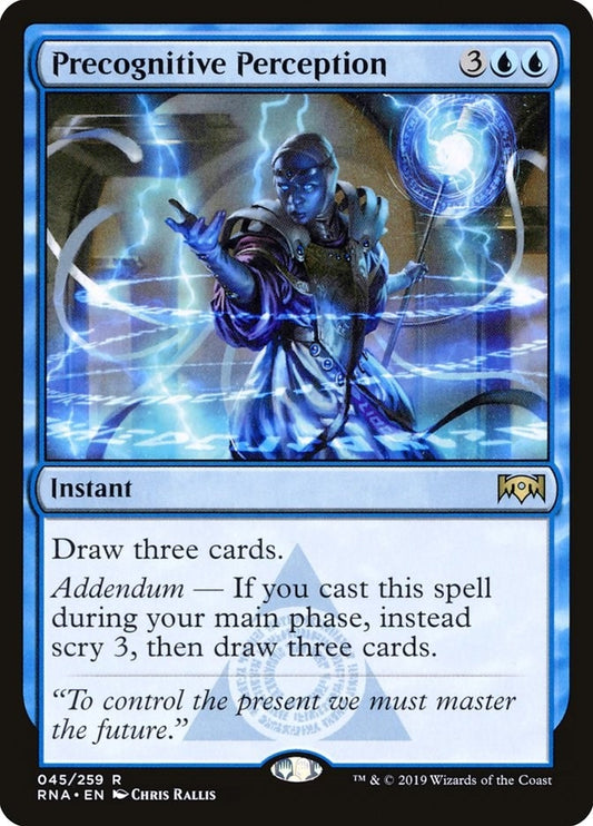 Image for Precognitive Perception (45) (Ravnica Allegiance) - Magic: The Gathering