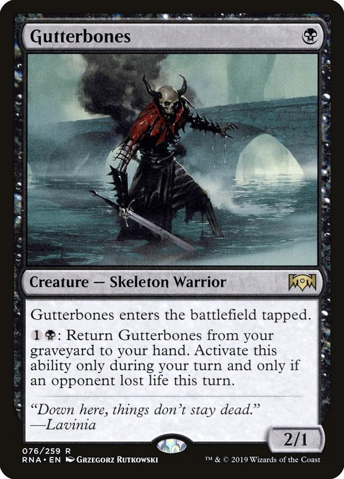 Image for Gutterbones (76) (Ravnica Allegiance) - Magic: The Gathering