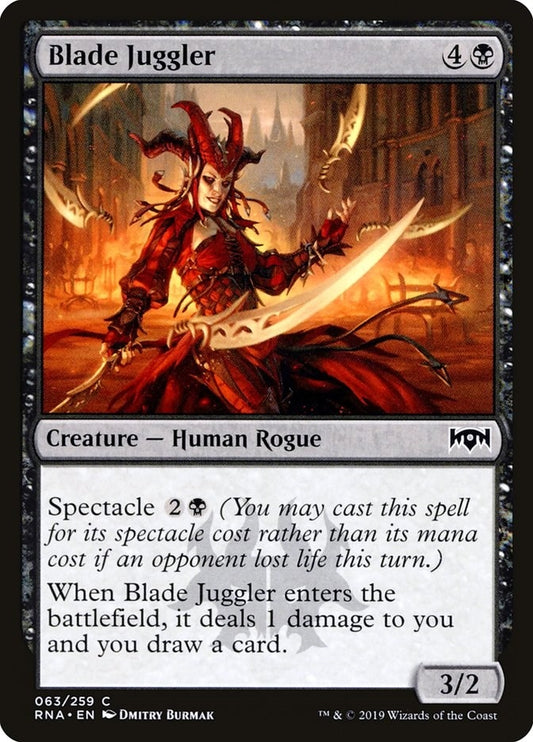 Image for Blade Juggler (63) (Ravnica Allegiance) - Magic: The Gathering