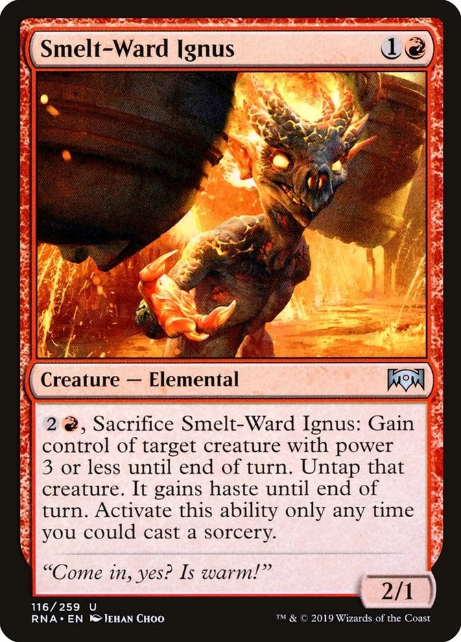Image for Smelt-Ward Ignus (116) (Ravnica Allegiance) - Magic: The Gathering