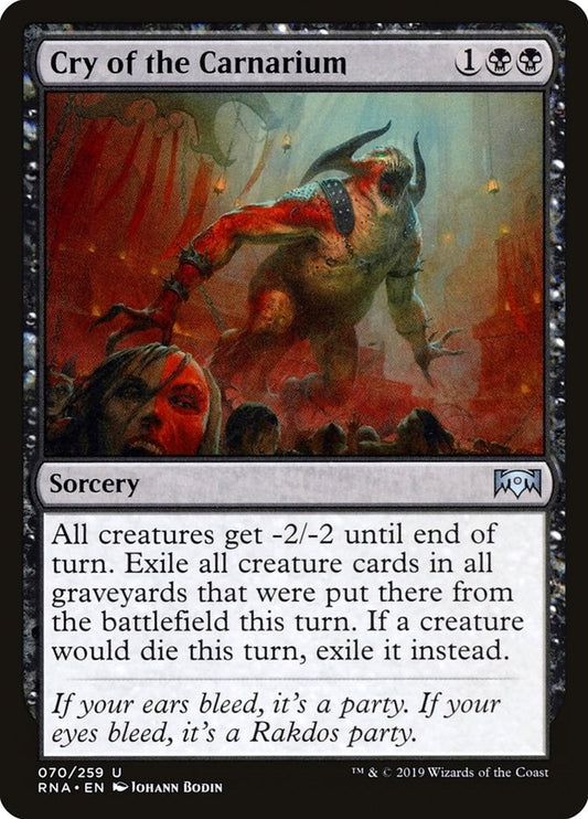 Image for Cry of the Carnarium (70) (Ravnica Allegiance) - Magic: The Gathering