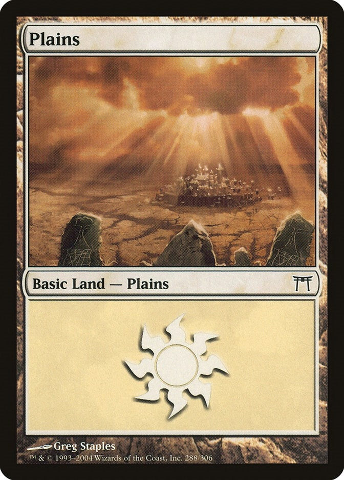 Image for Plains (288) (288) (Champions of Kamigawa) - Magic: The Gathering