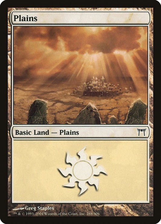 Image for Plains (288) (288) (Champions of Kamigawa) - Magic: The Gathering