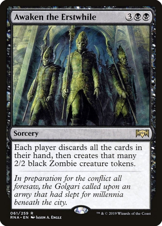 Image for Awaken the Erstwhile (61) (Ravnica Allegiance) - Magic: The Gathering