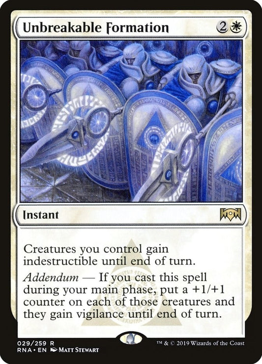 Image for Unbreakable Formation (29) (Ravnica Allegiance) - Magic: The Gathering