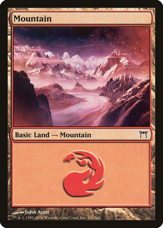 Image for Mountain (301) (301) (Champions of Kamigawa) - Magic: The Gathering